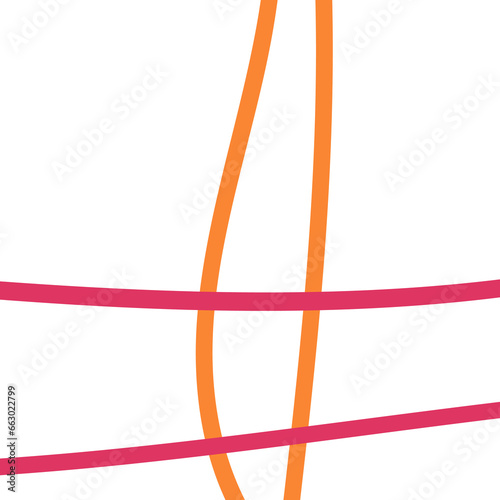 Red orange lines abstract background 