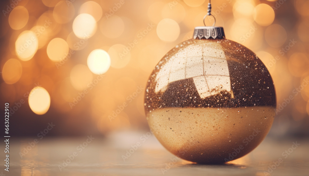 Close up of the Christmas tree against defocused lights - Bokeh Card Celebration Advent Background Close up of the Christmas tree against defocused lights - Bokeh Card Celebration Advent Background