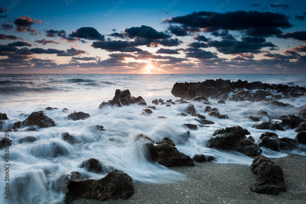 sunrise on the beach