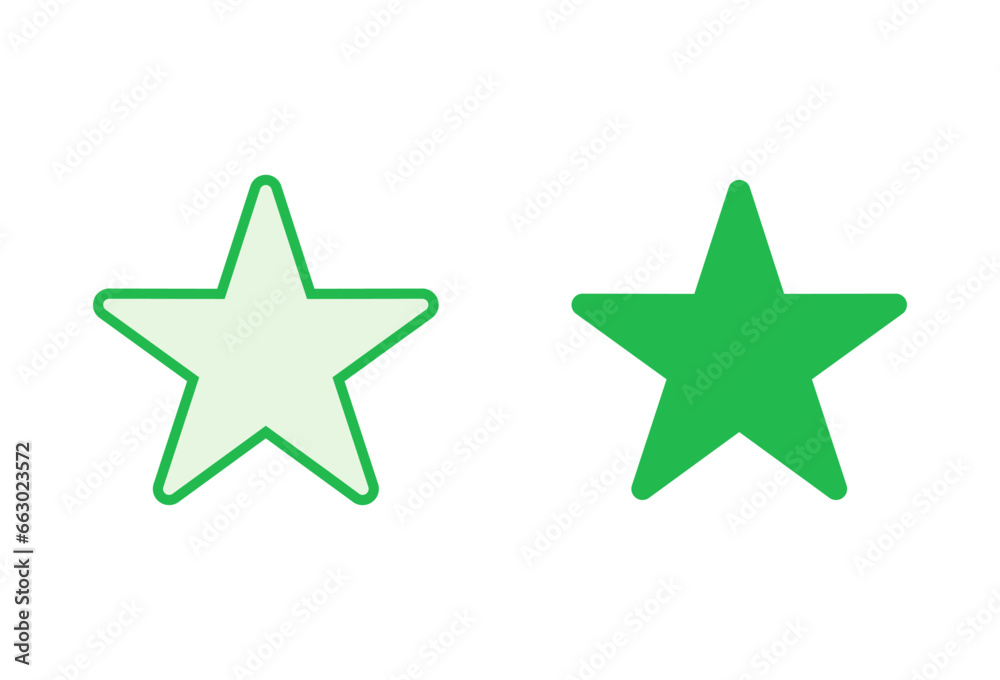 Obraz premium Star Icon set. rating icon vector. favourite star icon