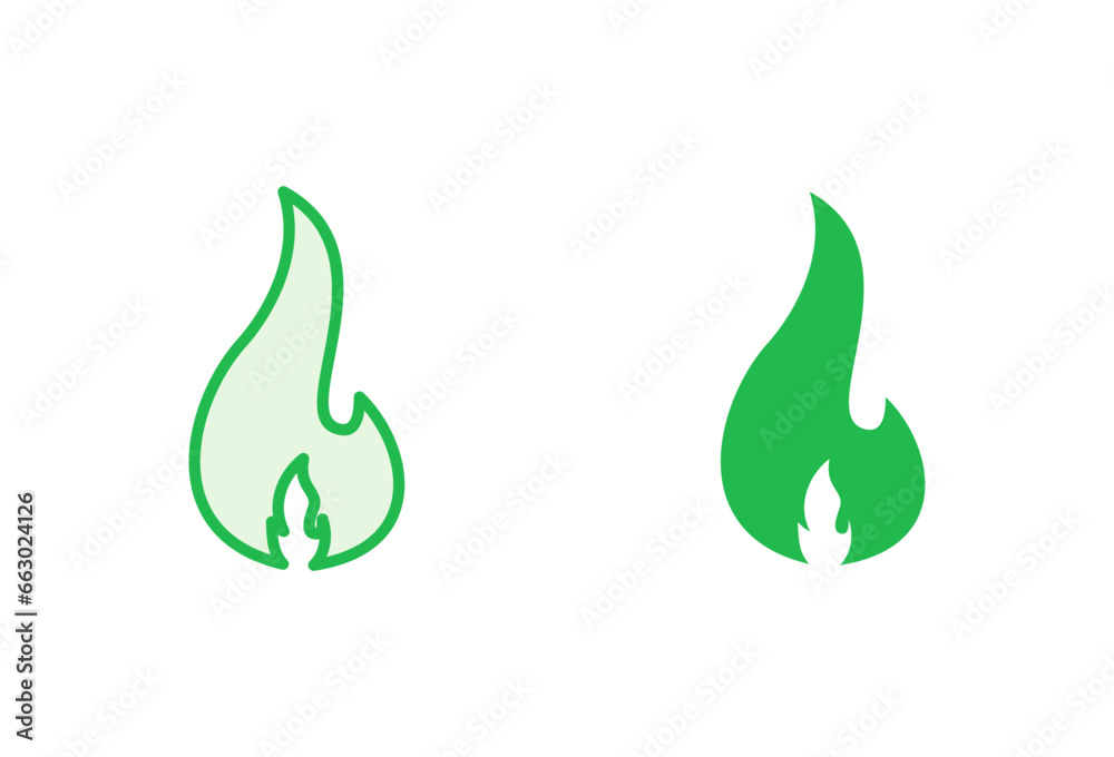 Fire icon set. fire vector icon Fire icon set. fire vector icon