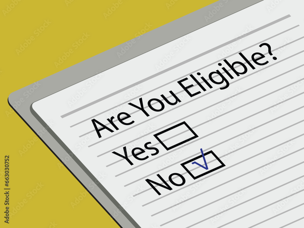Are you eligible? No. eligibility Qustionnaire about business. Yes or No.