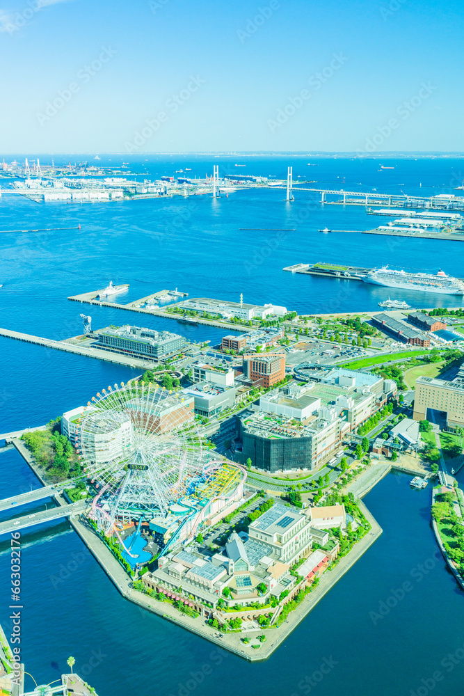 Naklejka premium 神奈川県横浜市みなとみらい