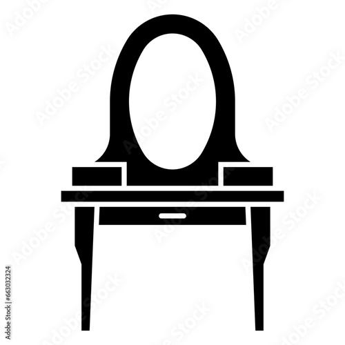 dressing table, dresser, furniture, beauty, salon mirror