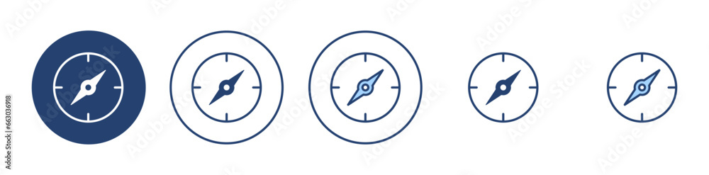 Compass icon vector. arrow compass icon sign and symbol Compass icon vector. arrow compass icon sign and symbol