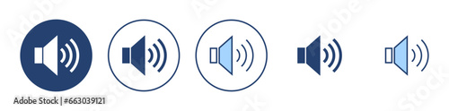 Speaker icon vector. volume sign and symbol. loudspeaker icon. sound symbol