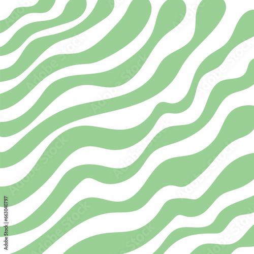 Abstract rippled pattern with wavy vibrant fracture on white background