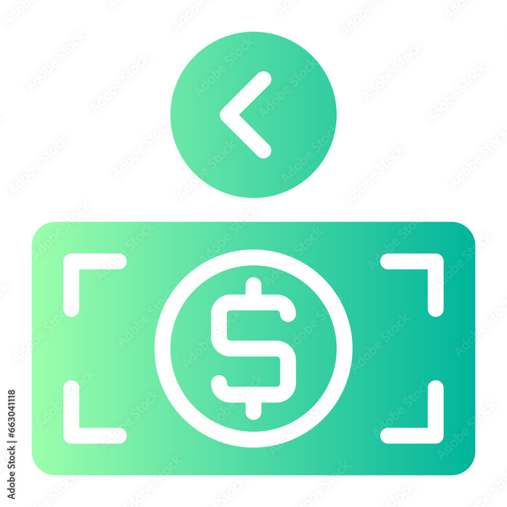 left arrow gradient icon left arrow gradient icon