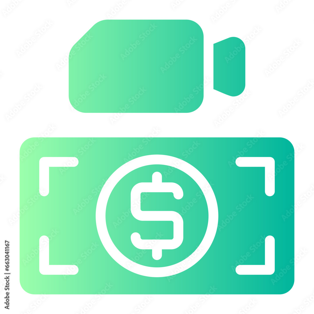 video gradient icon video gradient icon