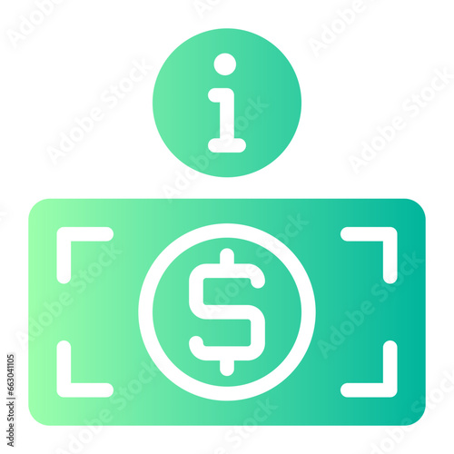 info gradient icon