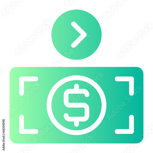 send gradient icon