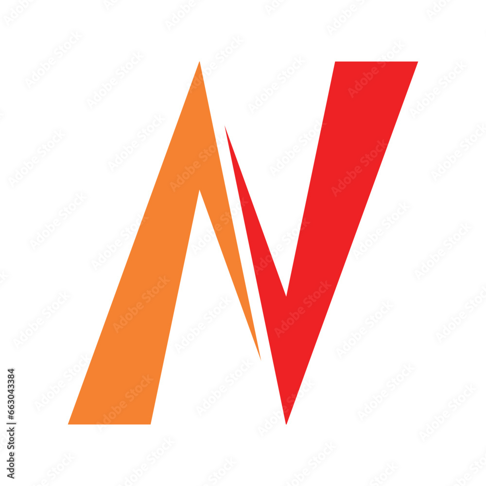 av letter logo vector