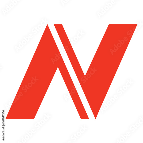 av letter logo vector