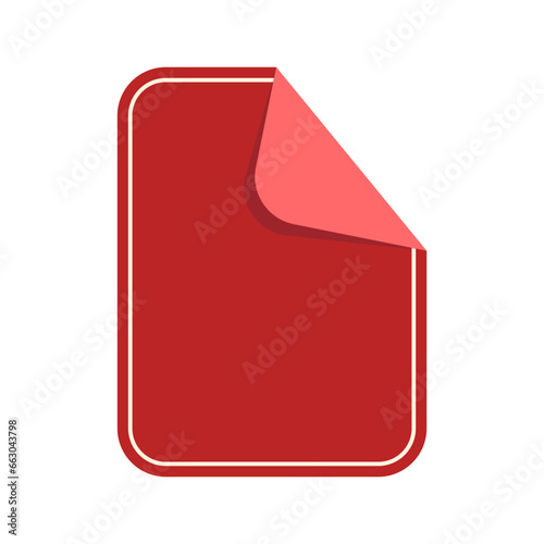 Peeling Sticker Label Collection for Design Element Templet