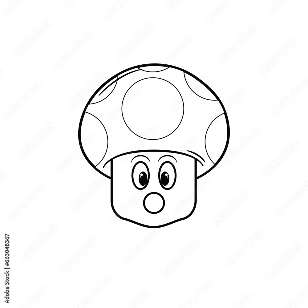 Obraz premium mushroom game emoji