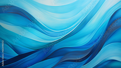 abstract blue wavy lines background 