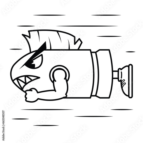 Punk Angry Missile