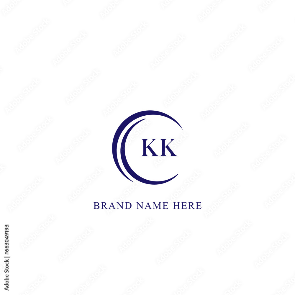 KK Letter Logo Design. Initial letters KK logo icon. Abstract letter KK K K minimal logo design template. K K Letter Design Vector with black Colors. KK logo,  Vector, spared, logos 