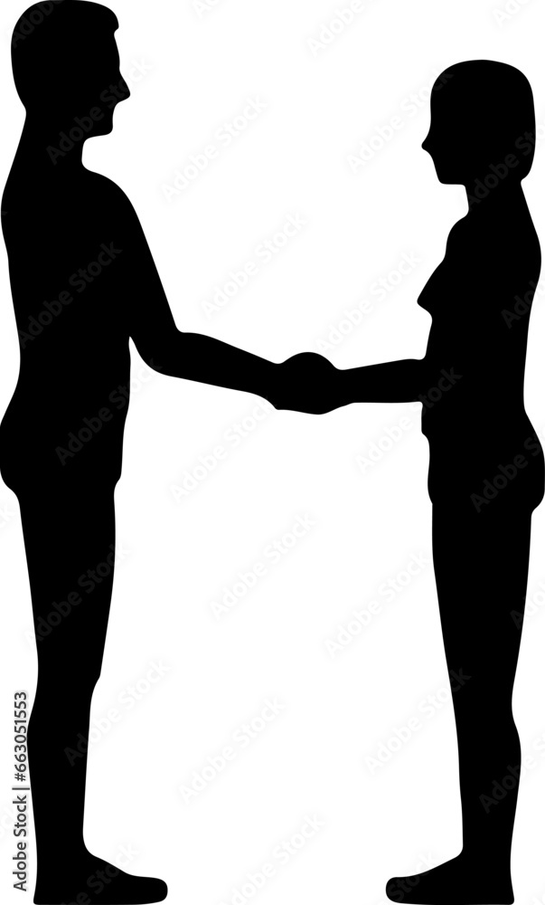 agreement gesture icon illustration vector