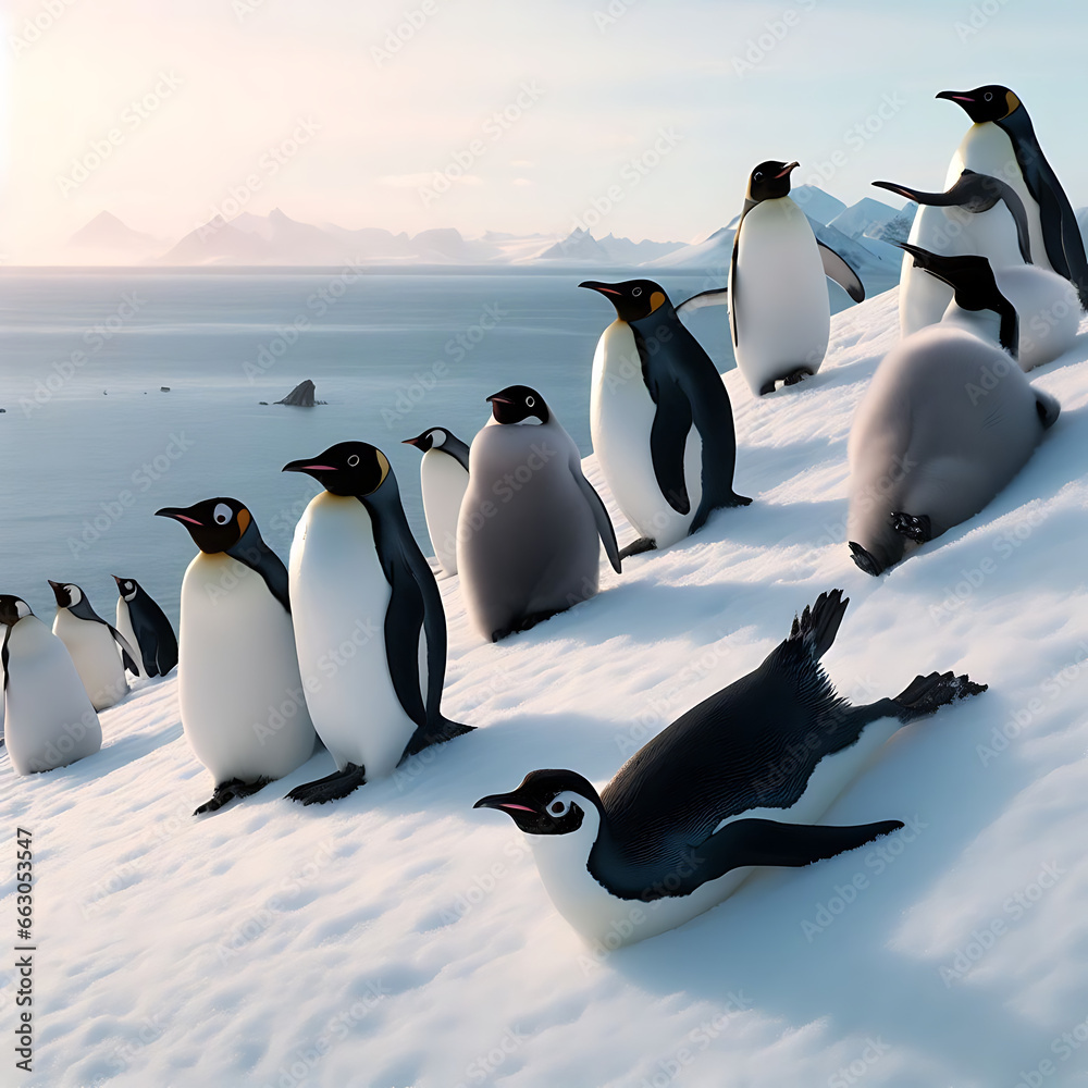 Obraz premium Penguin Awareness Day, Penguin