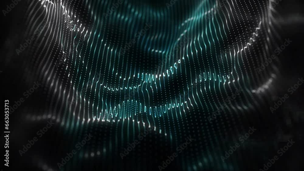 Abstract particle wavy smooth background. Abstract particle wavy smooth background.