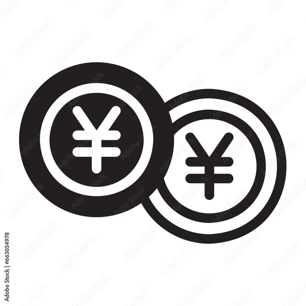 yen glyph icon yen glyph icon