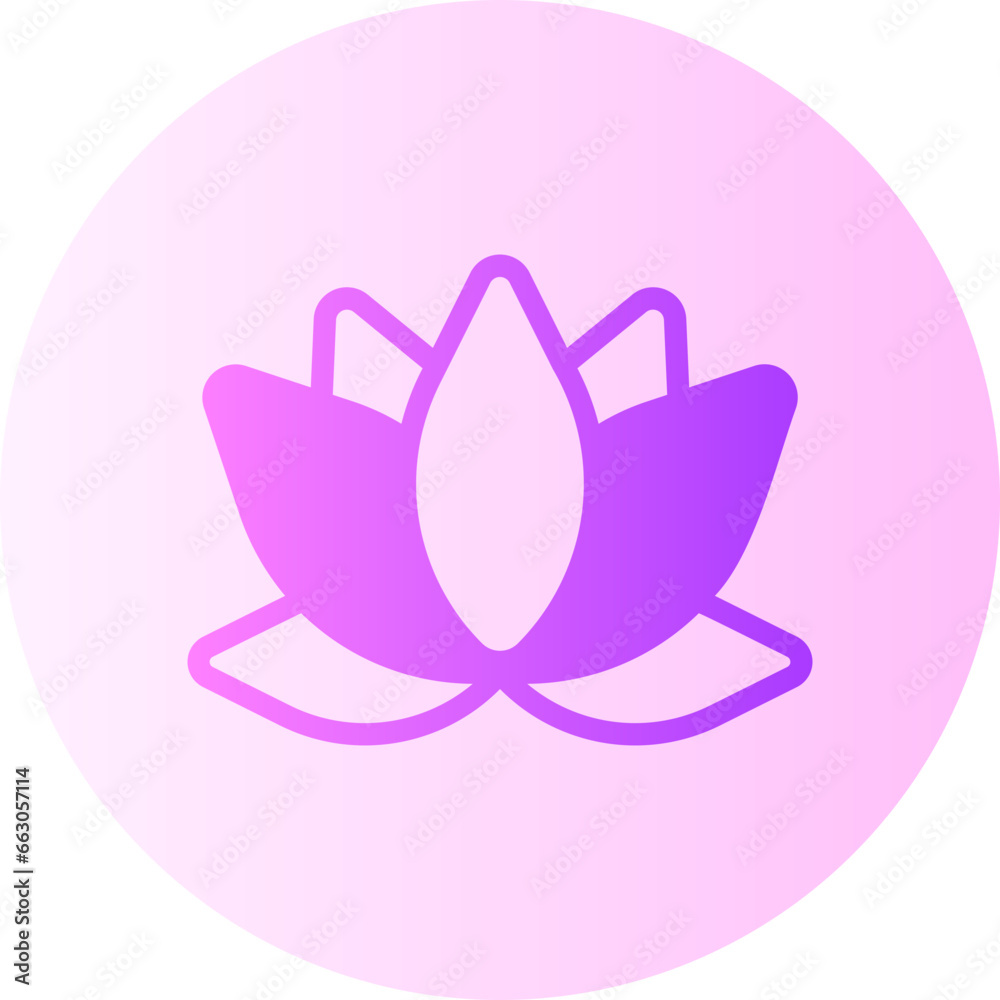 lotus gradient icon lotus gradient icon