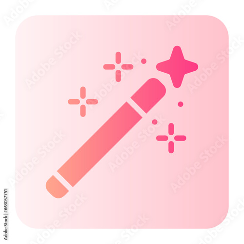 magic wand gradient icon