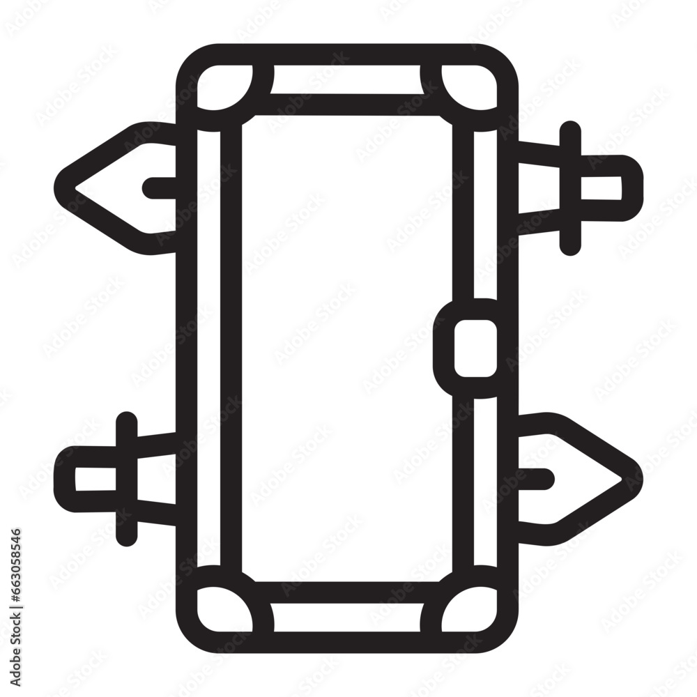 magic trick line icon magic trick line icon
