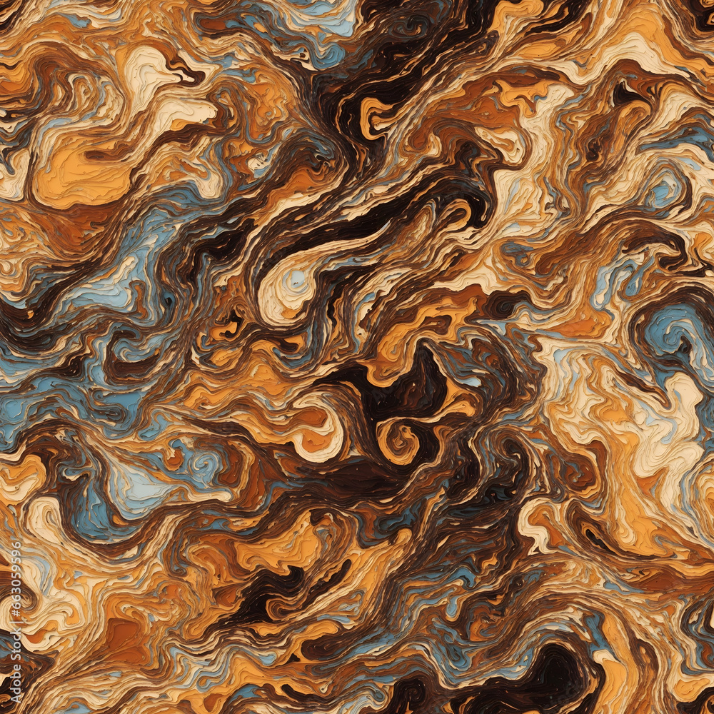 seamless pattern Oil painting style seamless pattern Oil painting style