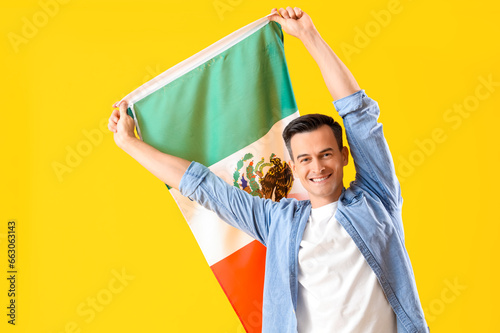 Handsome man with Mexican f...