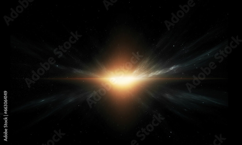 Fototapeta Naklejka Na Ścianę i Meble -  Light flare Glowing light explodes Light effect ray shining sun bright flash Special lens flare