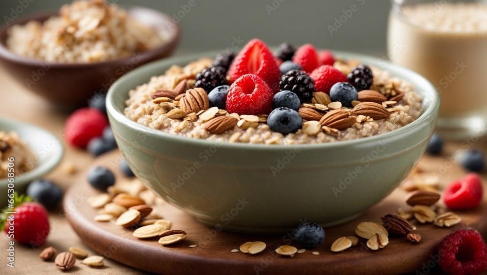 Muesli with berries Muesli with berries