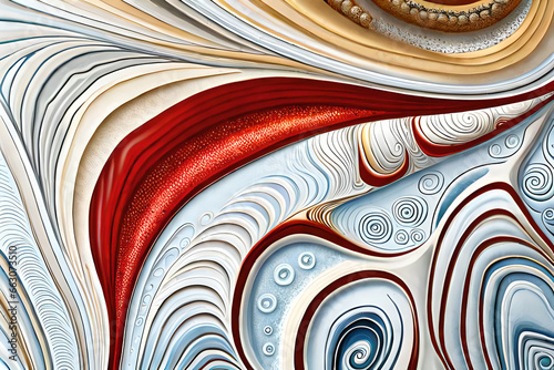 Original artwork photo of marble ink abstract art