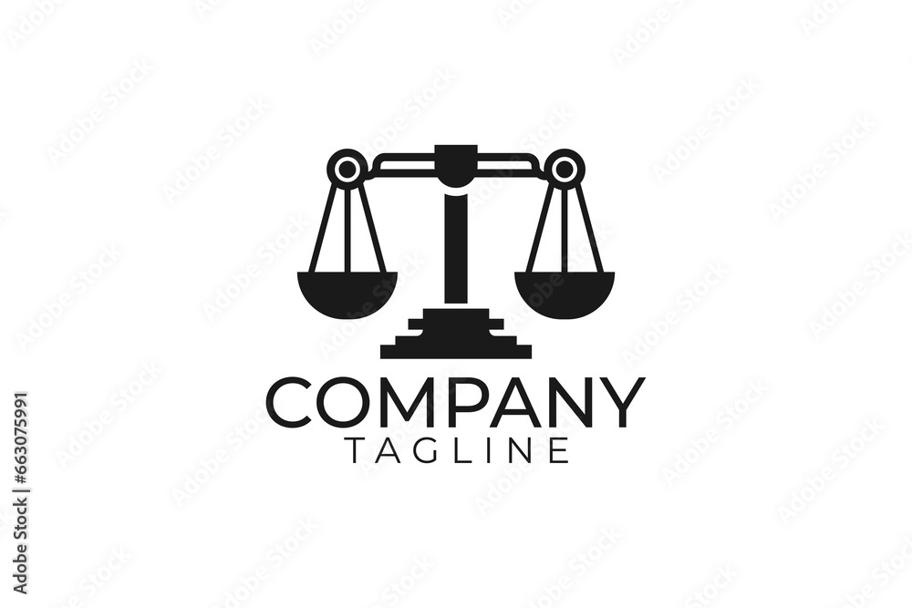 Law logo design and vector template Law logo design and vector template