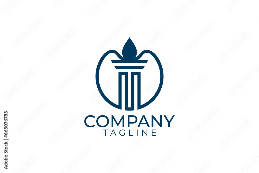 Law logo design and vector template Law logo design and vector template