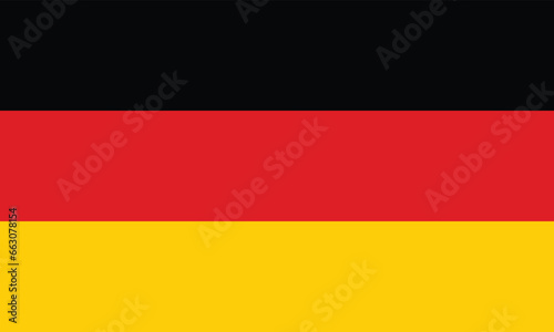 The National flag of Germany is a tricolor consisting of three equal horizontal bands displaying the national colors of Germany  black  red  and gold. Germany Flag Proportion Ratio 3 5