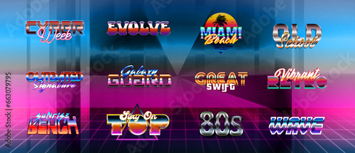 Retro futuristic back to the future collection