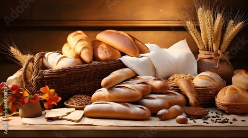 assortment of bakery products