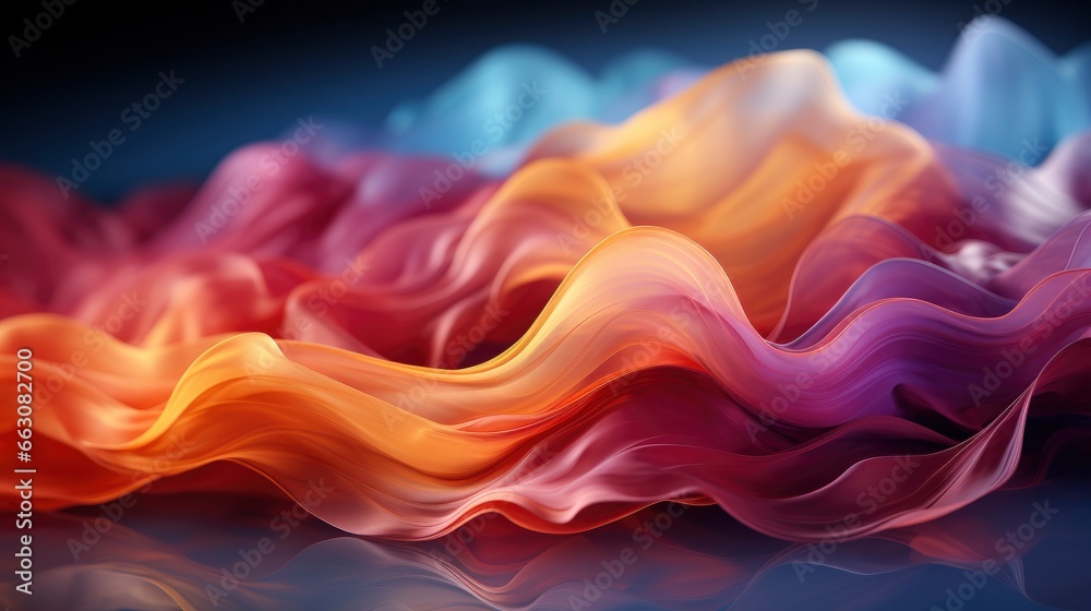 Obraz premium Gradient Particle Wave Background, Background Image,Desktop Wallpaper Backgrounds, Hd