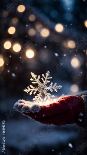 Snowflake Serenity: A Winter's Tale © Matias