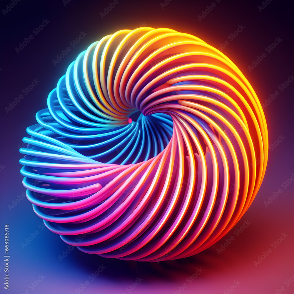 3d render of a spiral 3d render of a spiral