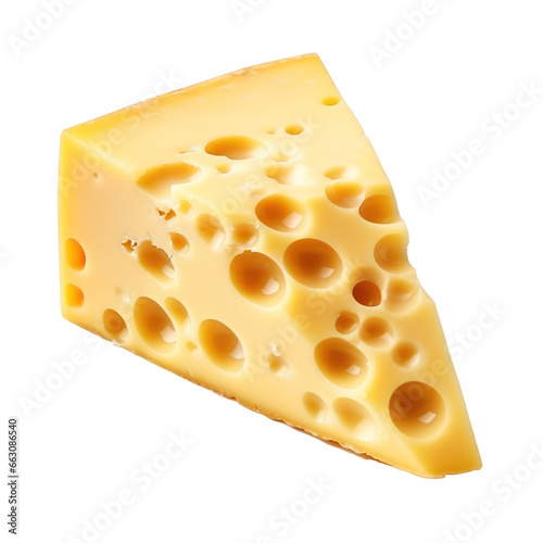 Cheese isolated on white transparent background, PNG