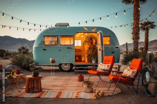 Vintage Retro Camper