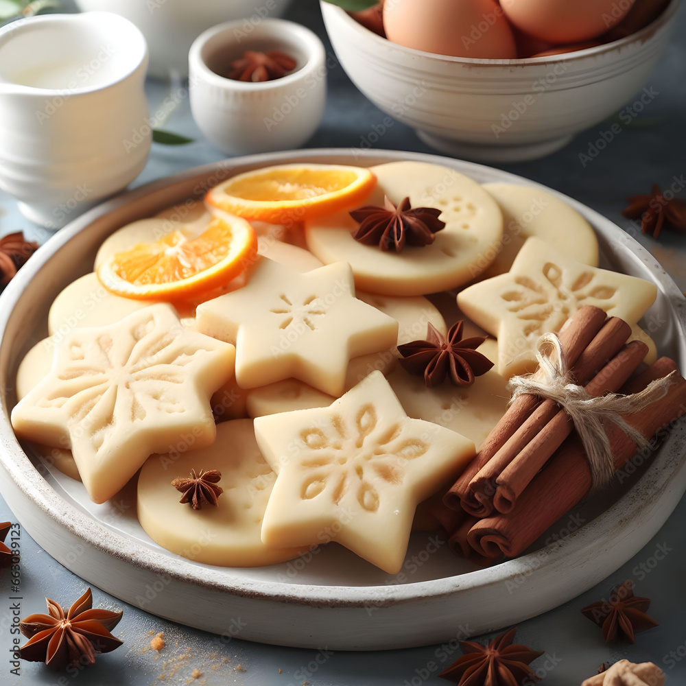 Mouthwatering sugar cookies with soft and comforting cinnamon treats Mouthwatering sugar cookies with soft and comforting cinnamon treats