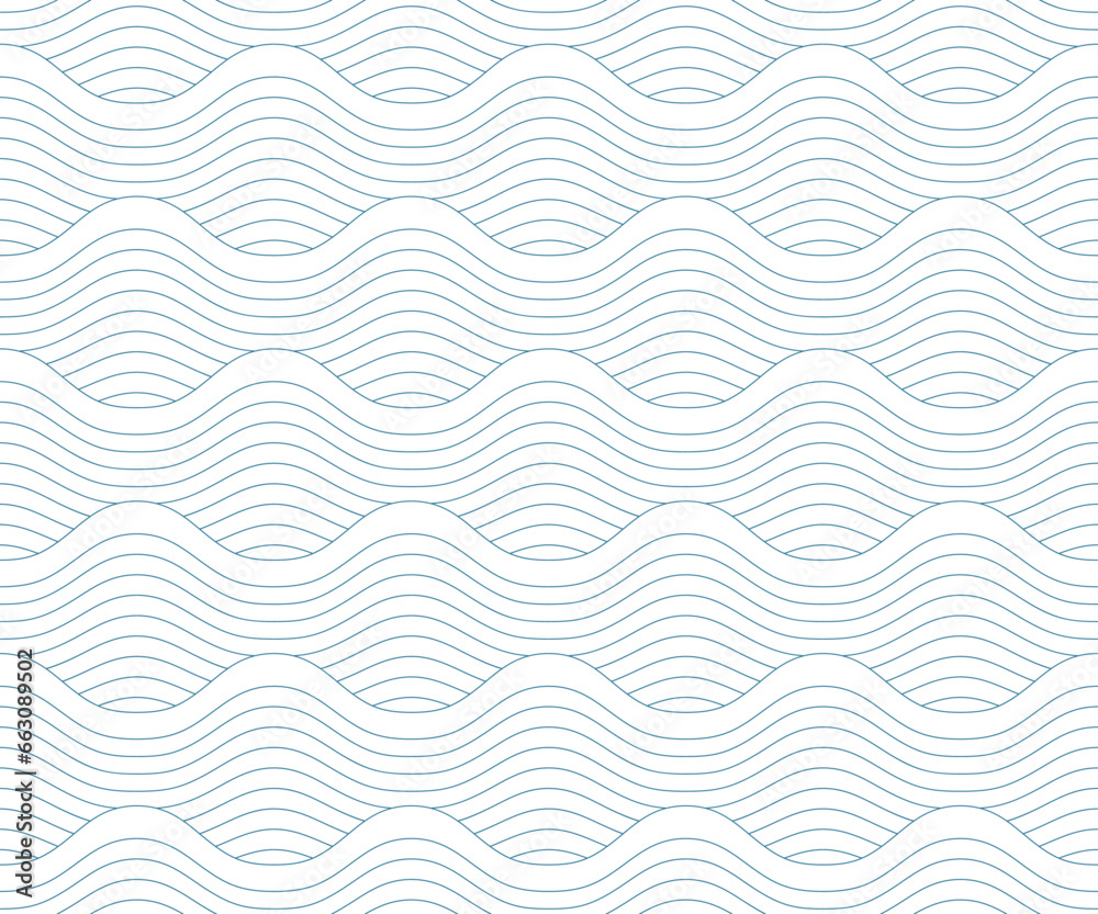 Seamless background with waves pattern