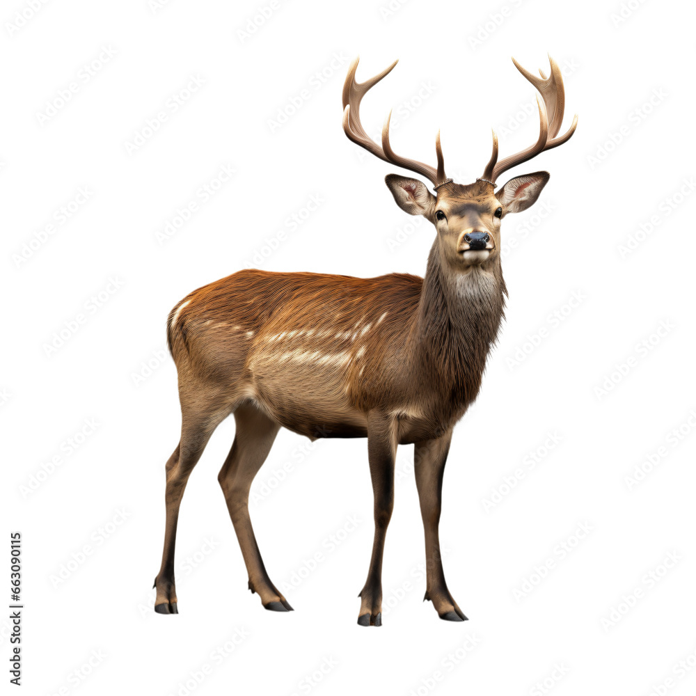 deer isolated on transparent background deer isolated on transparent background