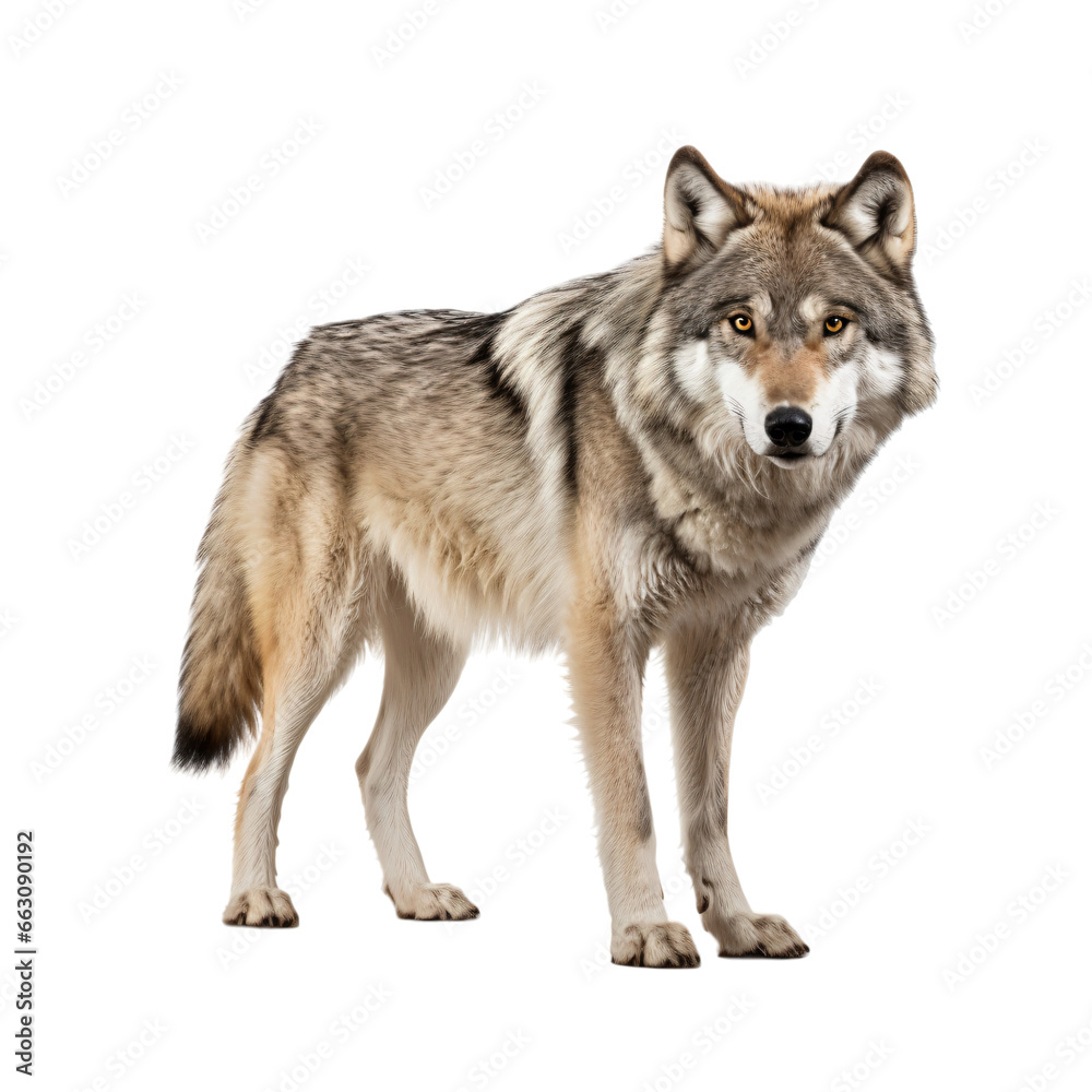 wolf isolated on transparent background wolf isolated on transparent background