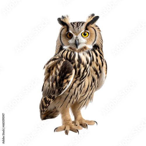 owl isolated on transparent background © Thetopzz