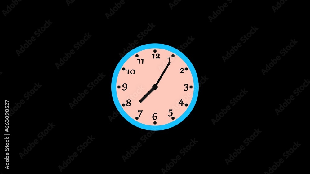 abstract beautiful analog clock illustration 4k abstract beautiful analog clock illustration 4k